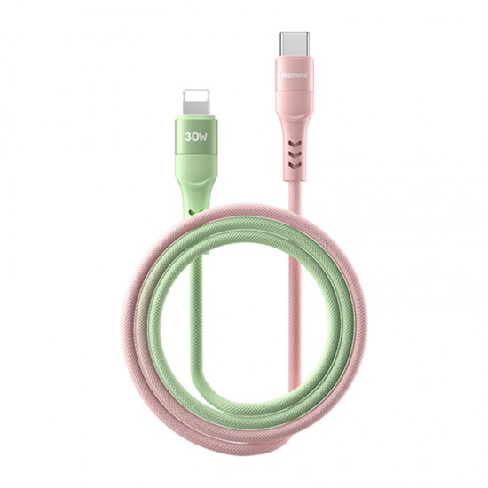 Cablu de date / incarcare rapida Remax 1.2m USB-C la Lightning