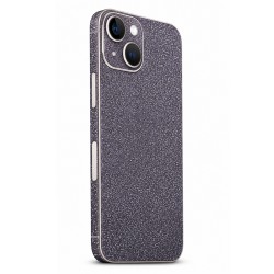 Folie spate cu sclipici pentru telefon VWK Skin  - Gri