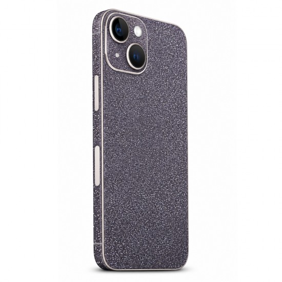 Folie spate cu sclipici pentru telefon VWK Skin  - Gri
