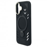 Husa spate Armor Case pentru iPhone 16 - Negru