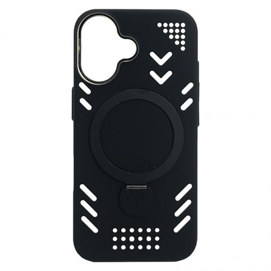 Husa spate Armor Case pentru iPhone 16 - Negru
