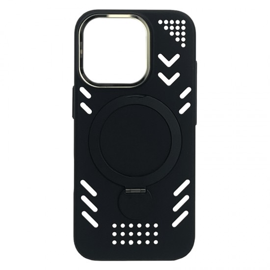 Husa spate Armor Case pentru iPhone 16 Pro Max - Negru
