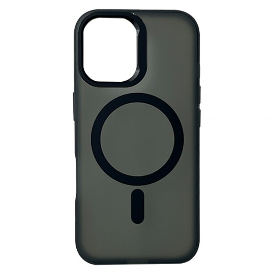 Husa spate pentru iPhone 16 Berlia Cloudy - Black