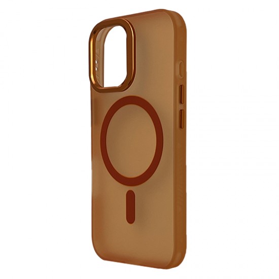 Husa spate pentru iPhone 17 Berlia Cloudy - Orange