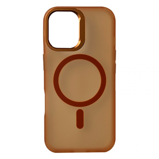 Husa spate pentru iPhone 17 Berlia Cloudy - Orange