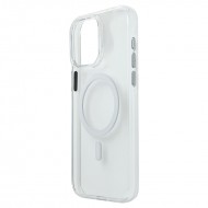 Husa spate Berlia Glaze Magsafe pentru iPhone 15 Pro Max - Clear