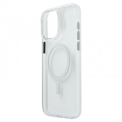 Husa spate Berlia Glaze Magsafe pentru iPhone 15 Pro Max - Clear