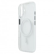 Husa spate Berlia Glaze Magsafe pentru iPhone 17 - Clear