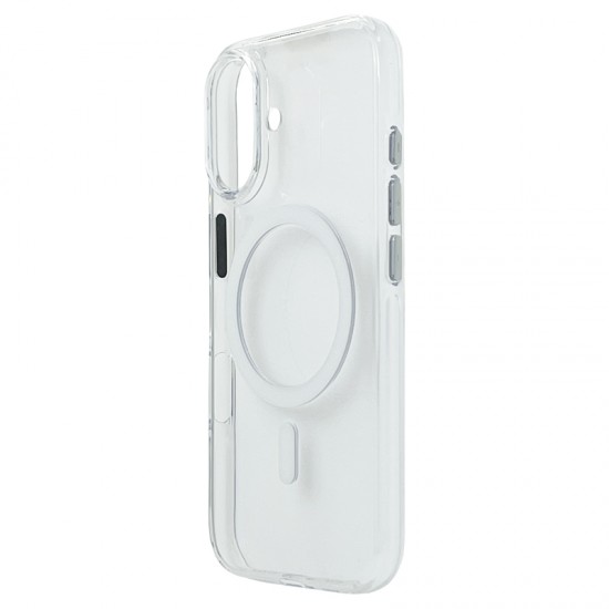 Husa spate Berlia Glaze Magsafe pentru iPhone 17 - Clear