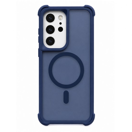 Husa spate pentru Samsung Galaxy S25 Ultra Berlia K Shield Magsafe - Albastru