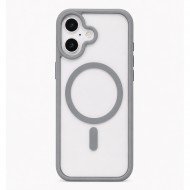 Husa spate pentru iPhone 17 Berlia Magsafe Color - Gri