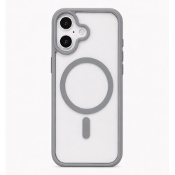 Husa spate pentru iPhone 17 Berlia Magsafe Color - Gri