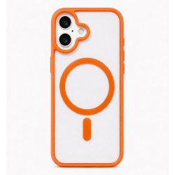 Husa spate pentru iPhone 17 Berlia Magsafe Color - Portocaliu