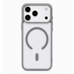 Husa spate pentru iPhone 17 Pro Max Berlia Magsafe Color - Gri