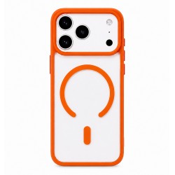 Husa spate pentru iPhone 17 Pro Max Berlia Magsafe Color - Portocaliu