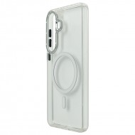 Husa spate pentru Samsung Galaxy S26 Berlia Magsafe Series - Transparent