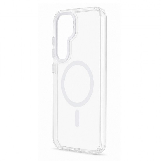Husa spate pentru Samsung Galaxy S25 Plus Berlia Magsafe Series - Alb