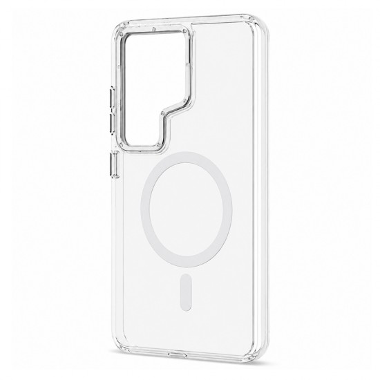 Husa spate pentru Samsung Galaxy S26 Ultra Berlia Magsafe Series - Alb