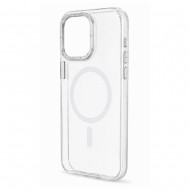 Husa spate pentru iPhone 16 Pro Berlia Magsafe Series - Alb