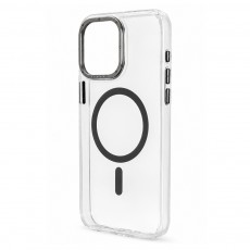 Husa spate pentru iPhone 16 Pro Berlia Magsafe Series - Gri