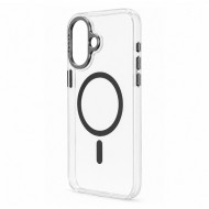 Husa spate pentru iPhone 16 Plus Berlia Magsafe Series - Transparent