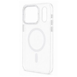 Husa spate pentru iPhone 17 Pro Max Berlia Magsafe Series - Alb