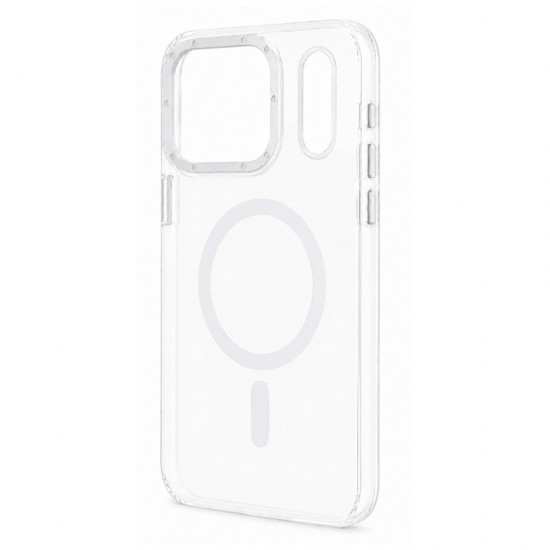 Husa spate pentru iPhone 17 Pro Max Berlia Magsafe Series - Alb
