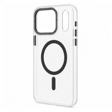 Husa spate pentru iPhone 17 Pro Max Berlia Magsafe Series - Gri