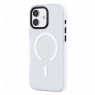 Husa spate pentru iPhone 17 Berlia Smooth Magsafe - Alb