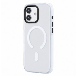 Husa spate pentru iPhone 17 Berlia Smooth Magsafe - Alb