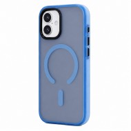 Husa spate pentru iPhone 17 Berlia Smooth Magsafe - Albastru