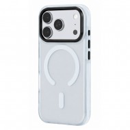 Husa spate pentru iPhone 17 Pro Berlia Smooth Magsafe - Alb