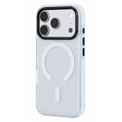 Husa spate pentru iPhone 17 Pro Max Berlia Smooth Magsafe - Alb