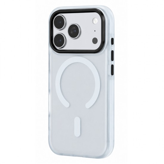 Husa spate pentru iPhone 17 Pro Max Berlia Smooth Magsafe - Alb