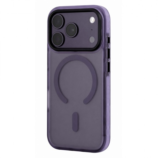Husa spate pentru iPhone 17 Pro Berlia Smooth Magsafe - Mov