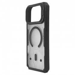 Husa spate Duty Case pentru iPhone 17 Pro Max - Semitransparent/Negru