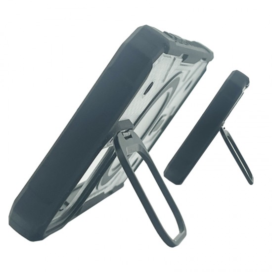 Husa spate Duty Case pentru iPhone 17 Pro Max - Semitransparent/Negru