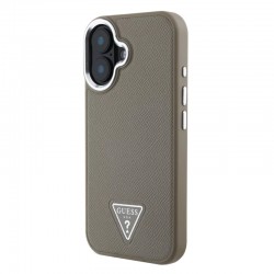 Husa spate pentru iPhone 16 Guess Magsafe - Maro