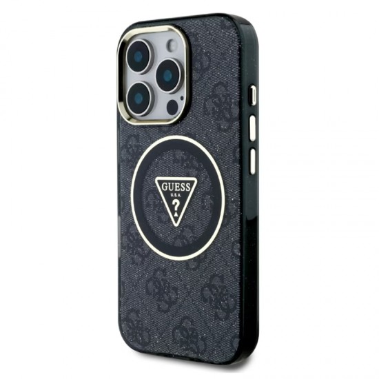 Husa spate pentru iPhone 16 Pro Max - Guess Glitter Magsafe