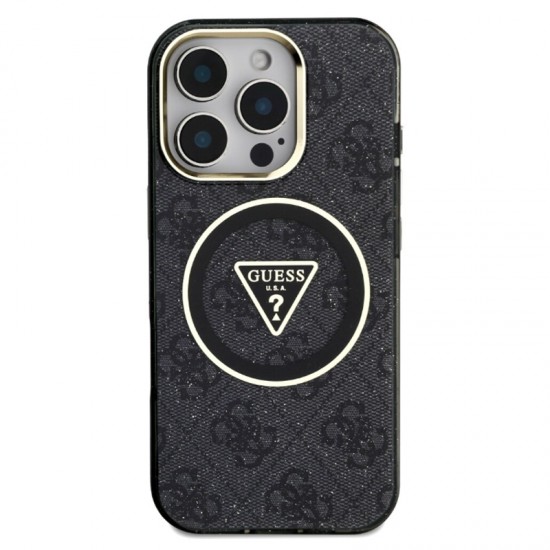 Husa spate pentru iPhone 16 Pro Max - Guess Glitter Magsafe