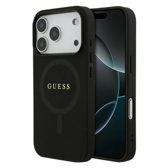Husa spate pentru iPhone 17 Pro Guess Magsafe - Negru