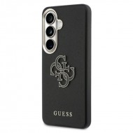 Husa spate pentru Samsung Galaxy S26 Plus Guess Metal Logo - Black