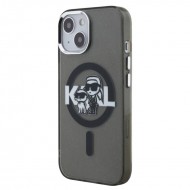 Husa spate pentru iPhone 16 Pro Max Karl Lagerfeld Glitter - Magsafe 