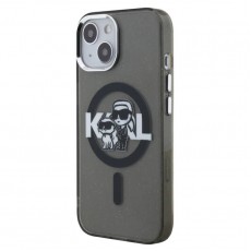 Husa spate pentru iPhone 16 Pro Max Karl Lagerfeld Glitter - Magsafe 