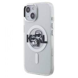Husa spate pentru iPhone 16 Pro Max Karl Lagerfeld Glitter - Magsafe 