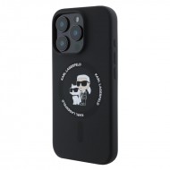 Husa spate pentru iPhone 16 Pro Max Karl Lagerfeld Magsafe - Negru