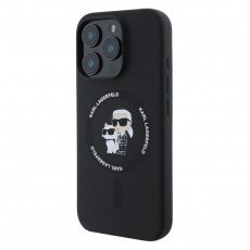 Husa spate pentru iPhone 16 Pro Max Karl Lagerfeld Magsafe - Negru
