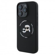 Husa spate pentru iPhone 16 Pro Max Karl Lagerfeld Magsafe - Negru