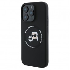 Husa spate pentru iPhone 16 Pro Max Karl Lagerfeld Magsafe - Negru