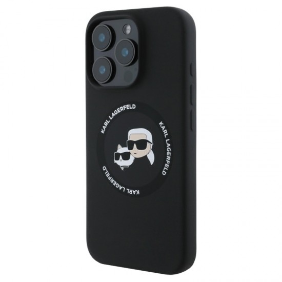 Husa spate pentru iPhone 16 Pro Max Karl Lagerfeld Magsafe - Negru